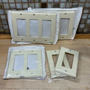 Almond Color Switch Covers Set